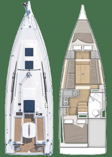 Location Voilier à Ajaccio - Bénéteau Oceanis 30.1
