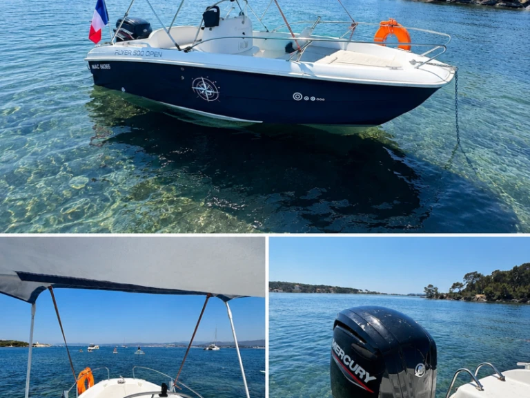 Location Bateau à moteur à Six-Fours-les-Plages - Bénéteau Flyer 500
