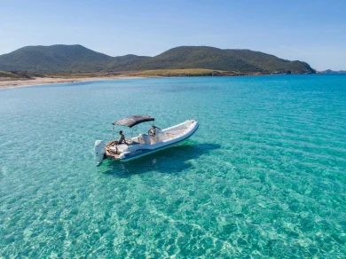 Bareboat Rental RIB Kardis with a boat licence