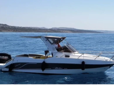 Bareboat Rental Motorboat Bluline with a boat licence