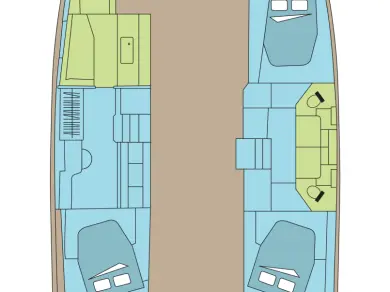 Location Catamaran à Nassau - Fountaine Pajot Fountaine Pajot FP 44 Maestro - 3 + 2 cab.