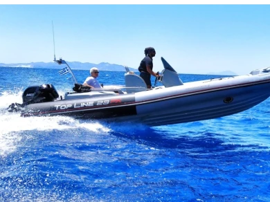 Bareboat Rental Motorboat TopLine with a boat licence