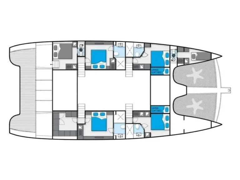 Location Catamaran à Bonifacio - Sunreef Sunreef 74