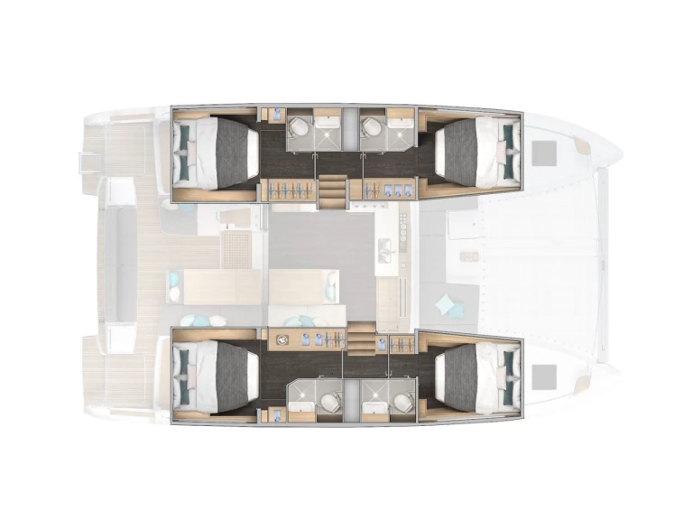 Location bateau Salerne pas cher Lagoon 43