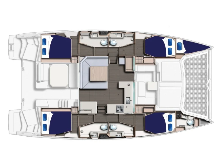Location Catamaran à Le Pirée - Leopard Leopard 45