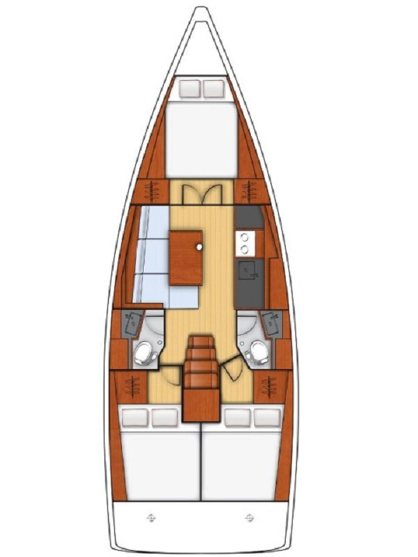 Bénéteau Oceanis 38.1 a louer à Split