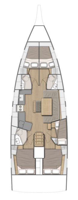 Location bateau Bénéteau Oceanis 46.1 à Álimos sur Samboat