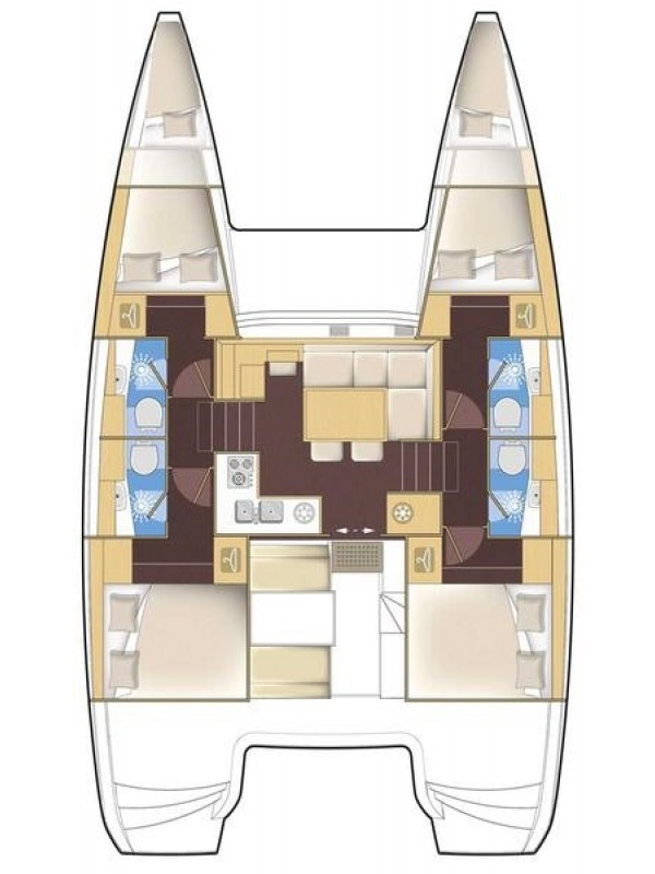Louer Catamaran avec ou sans skipper Lagoon à Álimos
