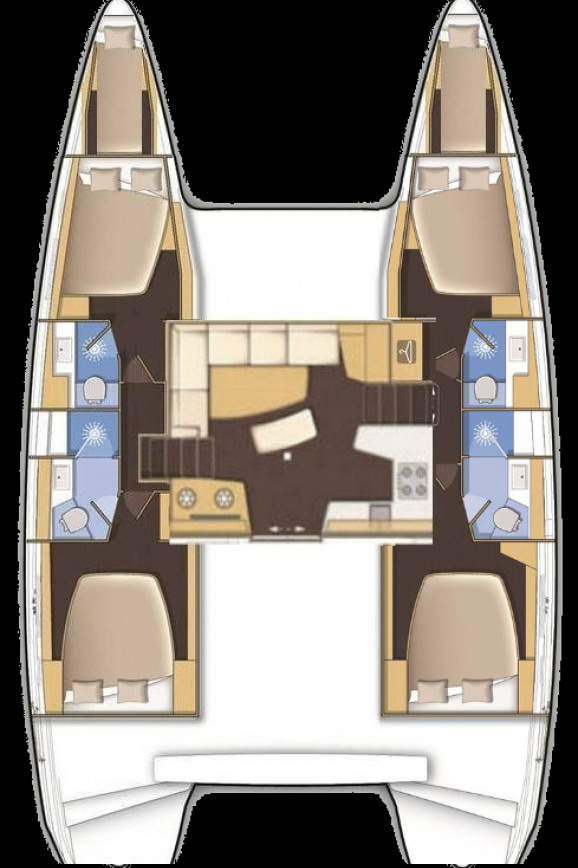 Location bateau Gouviá pas cher Lagoon 42
