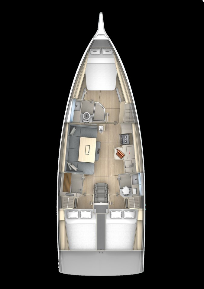 Location bateau Frenchtown pas cher Dufour 430