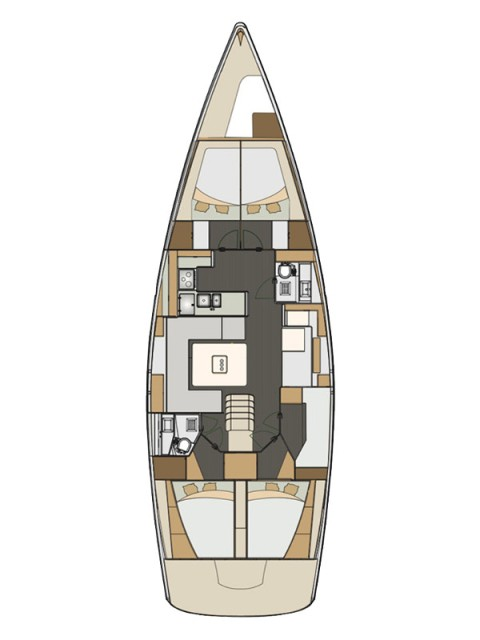Location bateau Elan Impression 50 à Kaštela sur Samboat