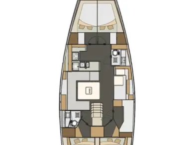 Location bateau Elan Impression 50 à Kaštela sur Samboat