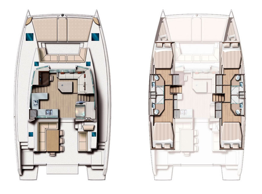 Location Catamaran à Trogir - Bali Bali 4.5