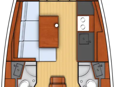 Location bateau Bénéteau Oceanis 38.1 à Split sur Samboat