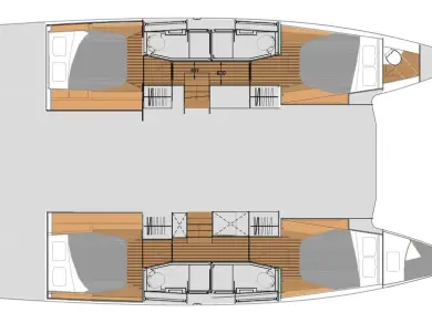 Location Catamaran à Cagliari - Fountaine Pajot Elba 45