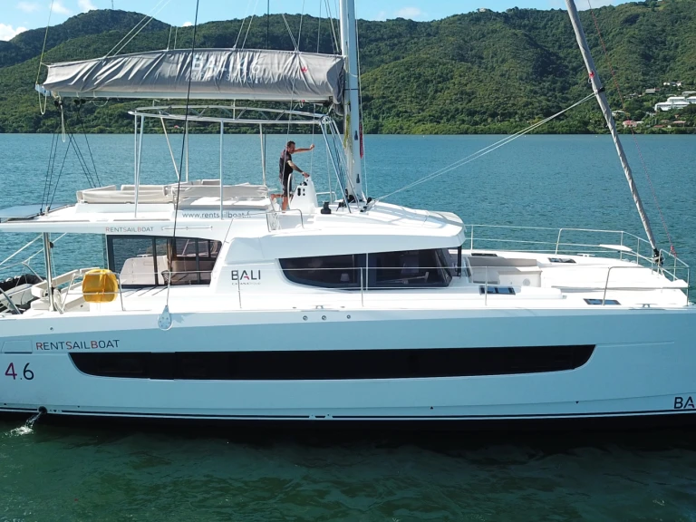 Location Catamaran BALI 4.6 5 CABINES NUM 5 avec permis
