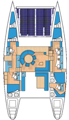 Location bateau La Ciotat pas cher Lagoon 570