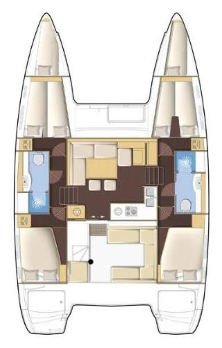 Location Catamaran à Trogir - Lagoon Lagoon 400 S2