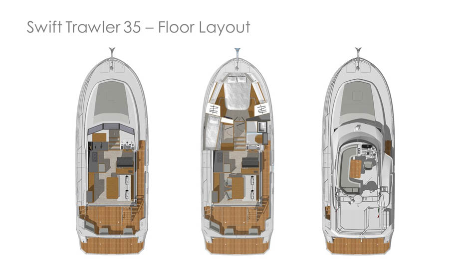 Location bateau Bénéteau Swift Trawler 35 à Biograd na Moru sur Samboat