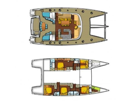 Location Catamaran Fountaine Pajot avec permis