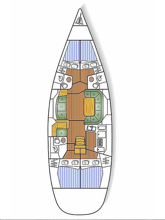 Jeanneau Sun Odyssey 49 DS a louer à Lávrio