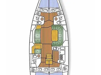 Jeanneau Sun Odyssey 49 DS a louer à Lávrio
