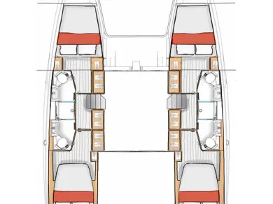 Louer Catamaran avec ou sans skipper Excess à Komolac