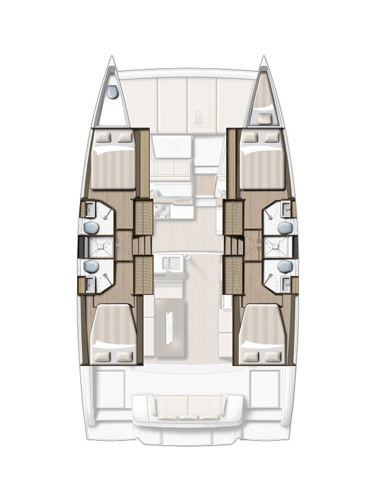 Louer Catamaran avec ou sans skipper Bali à Biograd na Moru