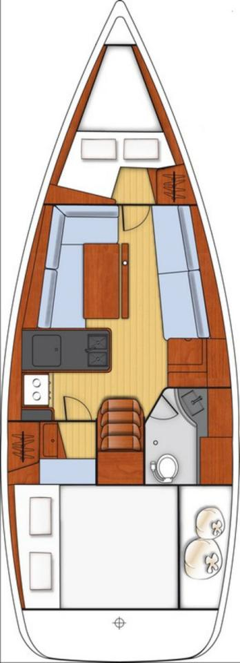 Bénéteau Oceanis 31 a louer à Split