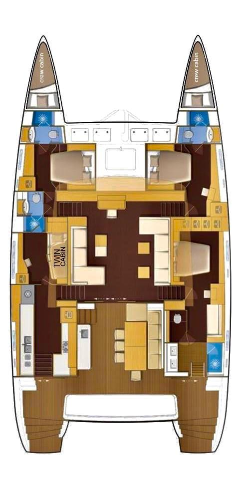 Location Catamaran à Bodrum - Lagoon Lagoon 620