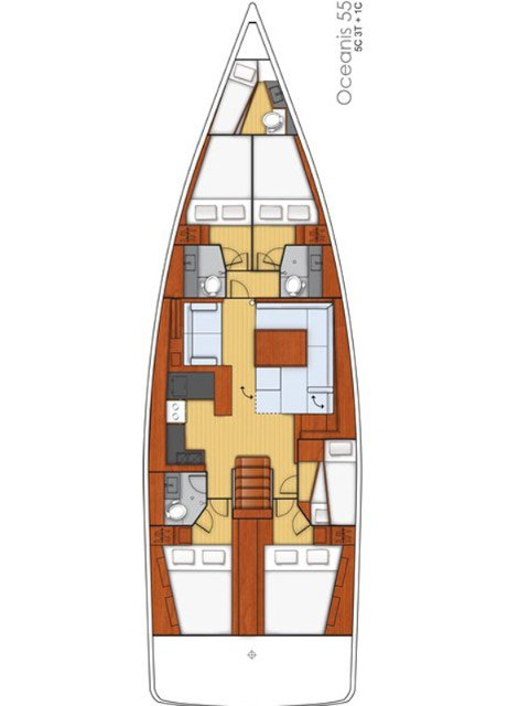 Location à Lávrio - Bénéteau Oceanis 55 sur SamBoat