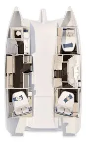 Location bateau Frenchtown pas cher Fountaine Pajot FP 41 Maesto 3 