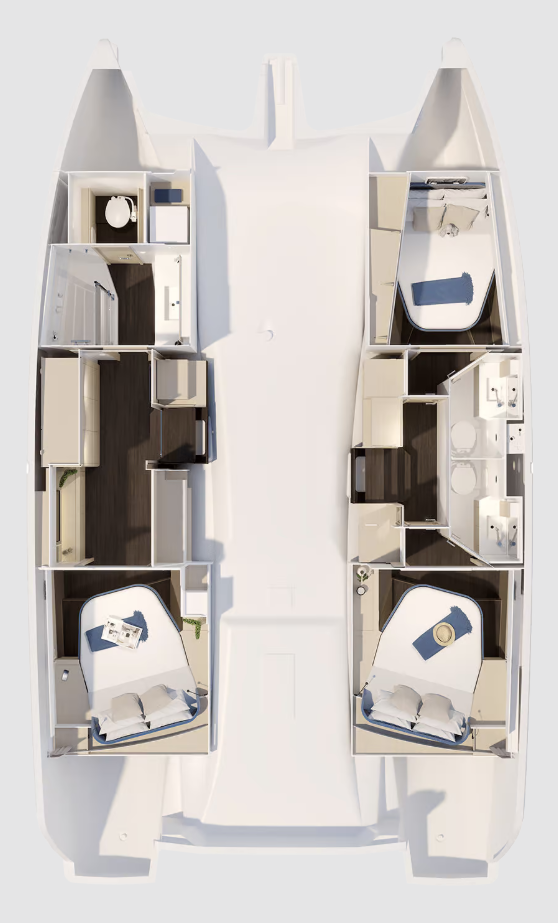 Location Catamaran à Road Town - Fountaine Pajot Fountaine Pajot FP 41 Maesto 3 