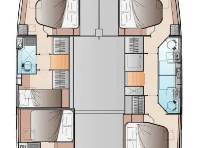 Location Catamaran à Frenchtown - Fountaine Pajot Fountaine Pajot FP 48 Quintet 5