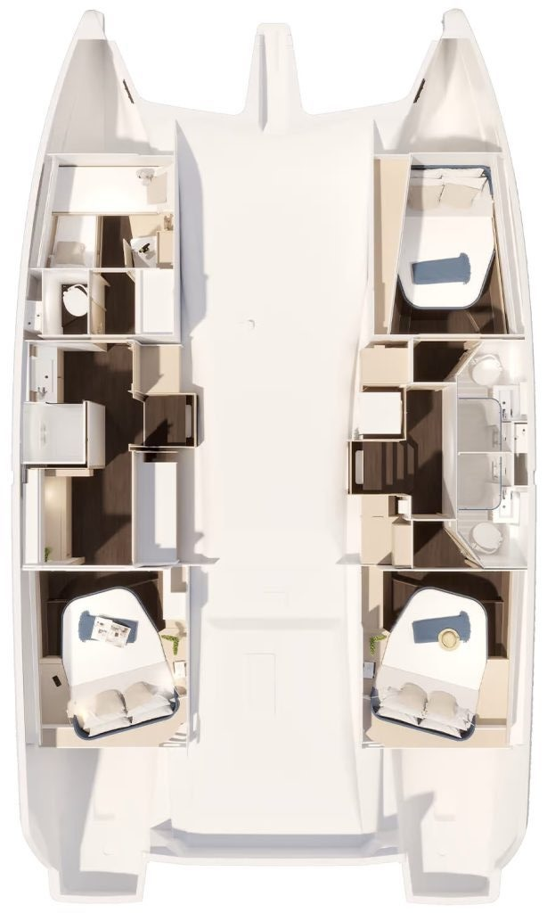 Location à Road Town - Fountaine Pajot Fountaine Pajot FP 44 Maestro - 3 cab. sur SamBoat