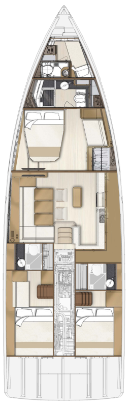 Location Voilier à Road Town - Jeanneau Jeanneau 55 - 3 + 1 cab.