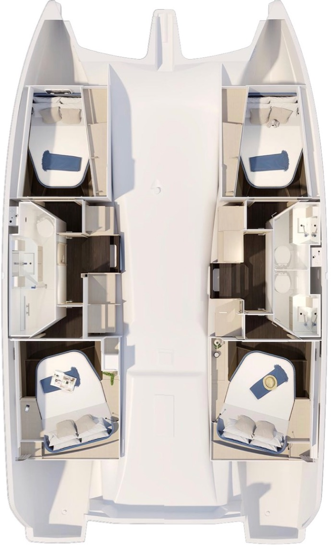 Louer Catamaran avec ou sans skipper Fountaine Pajot à Golfe-Juan