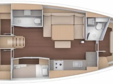 Location à Palerme - Dufour Dufour 430 Grand Large sur SamBoat