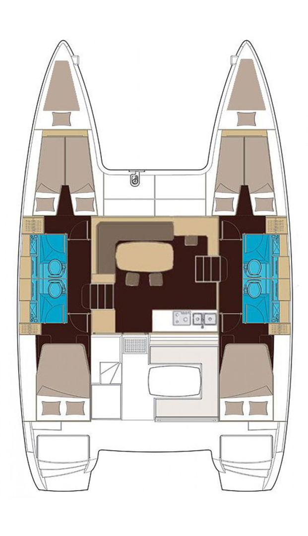 Louer Catamaran avec ou sans skipper Lagoon à Split