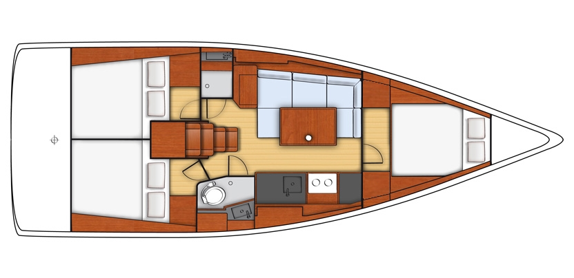 Location bateau Biograd na Moru pas cher Oceanis 38