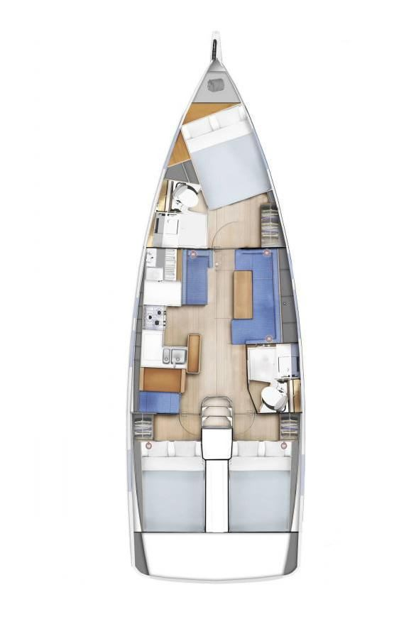 Location bateau Jeanneau Sun Odyssey 410 à Lávrio sur Samboat