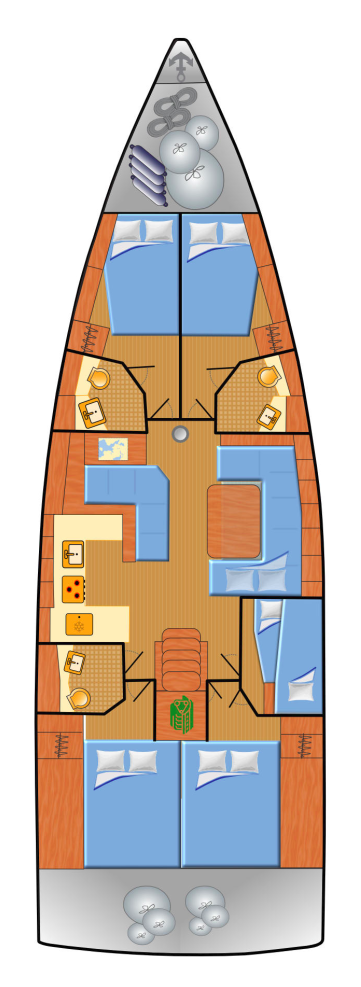 Location Voilier Bénéteau avec permis