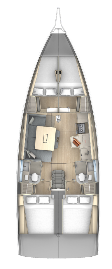 Location bateau Trogir pas cher Dufour 41