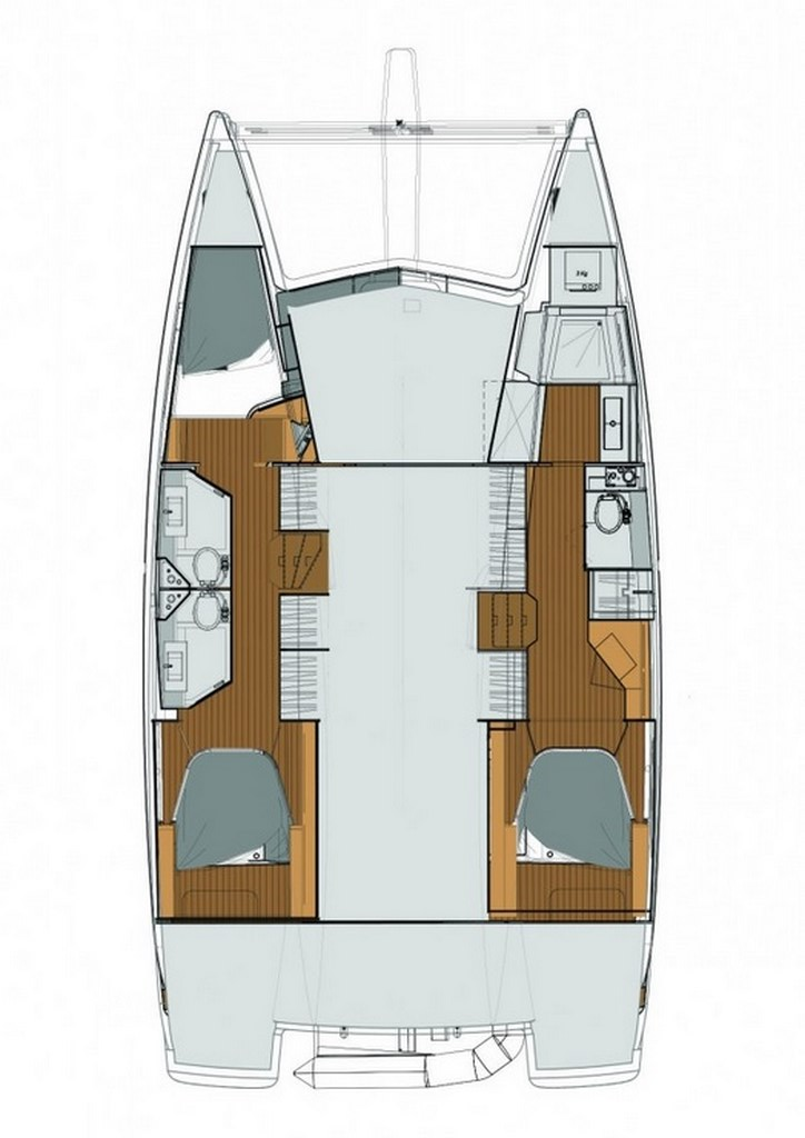 Location Catamaran à Seget Donji - Fountaine Pajot Lucia 40