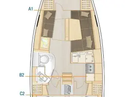 Hanse Hanse 388 a louer à Seget Donji