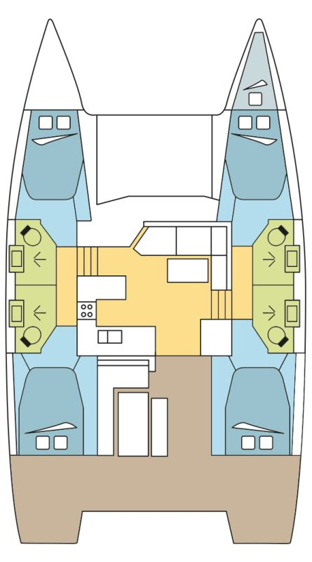 Catamaran à louer à Seget Donji au meilleur prix