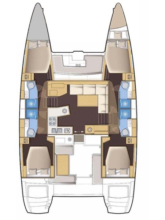 Location Catamaran Lagoon avec permis