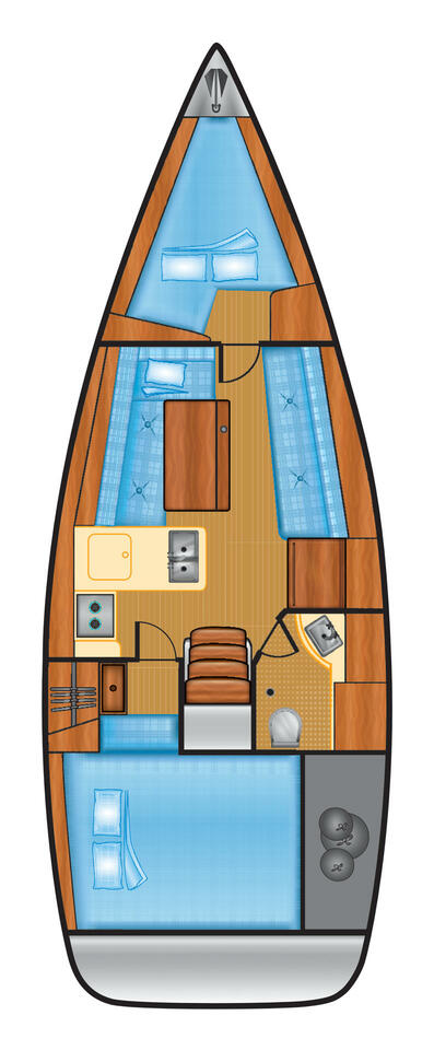 Location bateau Flensburg pas cher Oceanis 31