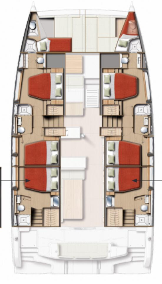 Location Catamaran à Álimos - Bali Bali 5.2 - 6 + 2 cab.