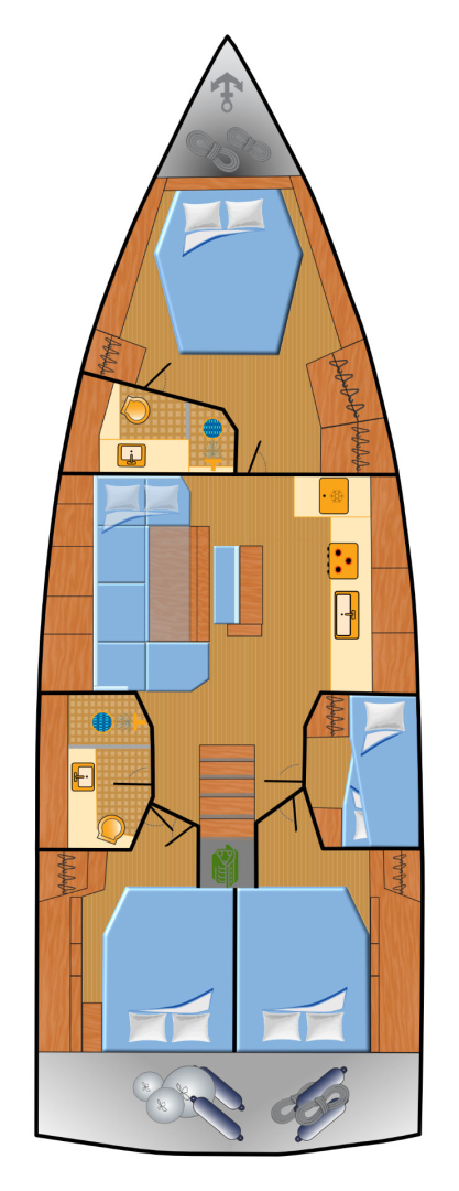 Louez un Hanse Hanse 460 à Pula